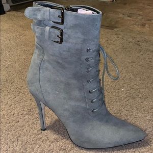 SIMMI Khaki”Suede” booties